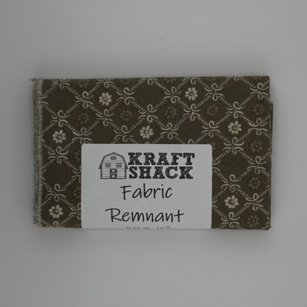 Brown Floral Lattice